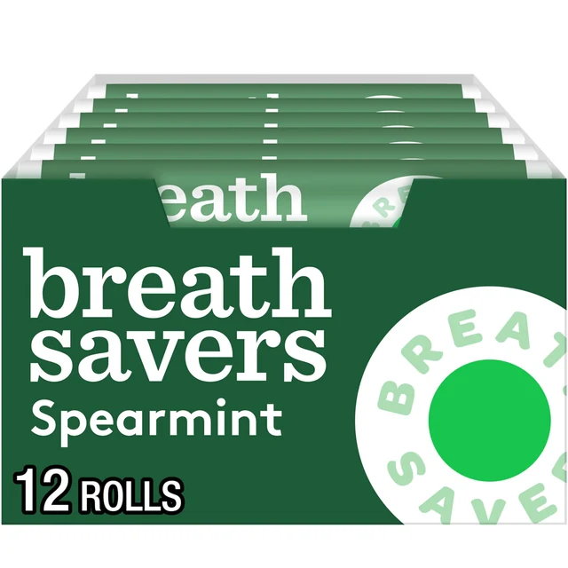 Breath Savers Spearmint 0.75 oz, 24-pack